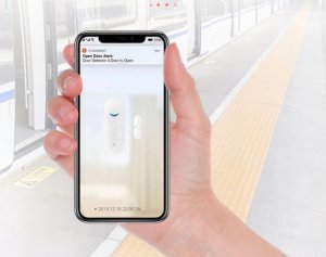 Czujnik otwarcia drzwi okna alarm WIFI TUYA smart 4