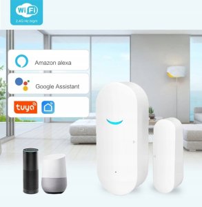 Czujnik otwarcia drzwi okna alarm WIFI TUYA smart 8