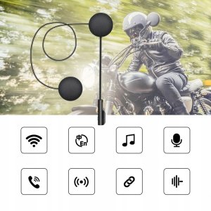 SŁUCHAWKI BLUETOOTH KASK MOTOCYKL DO KASKU MUZYKA ZESTAW SŁUCHAWKOWY 10