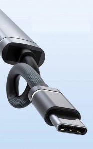 Adapter 4w1 HUB USB-C USB 2.0 Jack 3,5mm 7