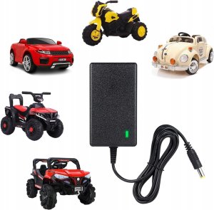 Ładowarka 12V 2000mA Do Auta na Akumulator z diodą LED Zasilacz adapter 3