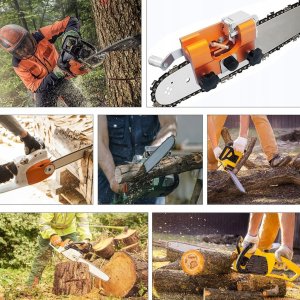 OSTRZAŁKA ŁAŃCUCHÓW ŁAŃCUCHA PIŁY SPALINOWEJ PILARKI RĘCZNA OSEŁKA + OSTRZA 2