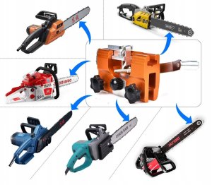 OSTRZAŁKA ŁAŃCUCHÓW ŁAŃCUCHA PIŁY SPALINOWEJ PILARKI RĘCZNA OSEŁKA + OSTRZA 4
