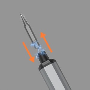 Elektryczny precyzyjny śrubokręt wkrętak z bitami metalowy 68 elementów 7