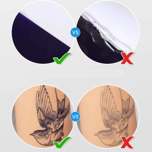 Papier termiczny Kalka do odbijania wzoru tatuażu Papier transferowy 100szt 2