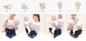 NOSIDEŁKO BIODROWE NOSIDŁO SIEDZISKO BRĄZOWE 4