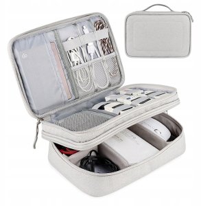 ORGANIZER PODRÓŻNY TORBA ETUI NA KABLE ŁADOWARKI 12