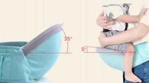 NOSIDEŁKO BIODROWE NOSIDŁO SIEDZISKO NIEBIESKIE 4