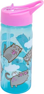 Bidon na wodę AQUA PURE butelka z rurką 450ml z kotkami Meow ASTRA 2