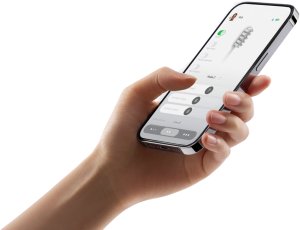 Laifen Szczoteczka do Zębów Soniczna Wave ABS Mleczna 3 Głowki Aplikacja 12