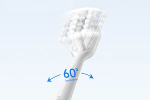 Laifen Szczoteczka do Zębów Soniczna Wave ABS Mleczna 3 Głowki Aplikacja 4