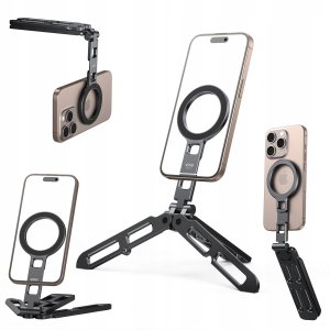 Statyw Grip Stojak 3w1 Metal Uchwyt Na Telefon Obrót 360 Magnes Magsafe / Mg-21 1