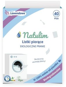 Natulim, Eko listki do prania, Lawendowe, 40 sztuk 1