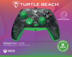 Turtle Beach Rematch Core Wire XB Ghost Camo Black & Green 6
