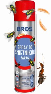 BROS - Spray Do Śmietników 400ml - ZAPAS 2