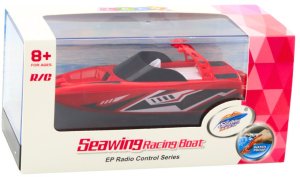 Łódź Motorówka Zdalnie Sterowana RC Biało-Czerwona 15cm LEAN Toys 5