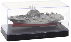 Statek Militarny Łódź Zdalnie Sterowana RC Srebrna 15cm LEAN Toys 2