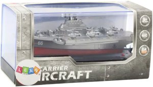 Statek Militarny Łódź Zdalnie Sterowana RC Srebrna 15cm LEAN Toys 5