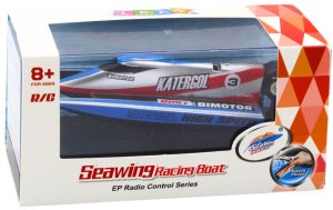 Łódź Motorówka Zdalnie Sterowana RC Niebiesko-Srebrna 14cm LEAN Toys 5