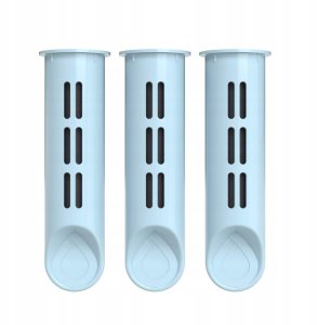 ZESTAW 3 filtry do butelki filtrującej Dafi SOFT i SOLID dove blue 1