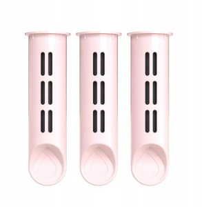 ZESTAW 3 filtry do butelki filtrującej Dafi SOFT i SOLID baby pink 1