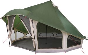 Namiot Rodzinny Tipi Zielony 10-osobowy Wodoodporny 2