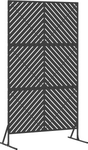 Panel ogrodzeniowy stalowy Czarny Stal Standardowy Trwały 2