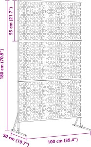 Ogrodzeniowy panel z ocynkowanej stali Ocynkowana stal Duży Trwały 7