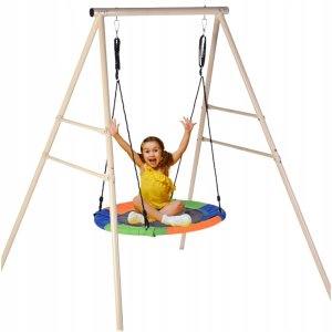 Huśtawka Bocianie Gniazdo Ogrodowa Ze Stelażem Halo-Fit Fly 12