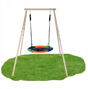 Huśtawka Bocianie Gniazdo Ogrodowa Ze Stelażem Halo-Fit Fly 4