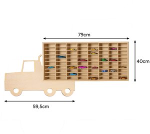 Kruzzel Półka drewniana na auta - tir 26582 3