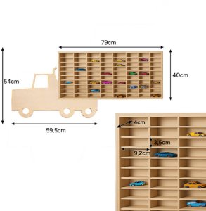 Kruzzel Półka drewniana na auta - tir 26582 4