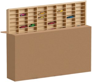 Kruzzel Półka drewniana na auta - tir 26582 8