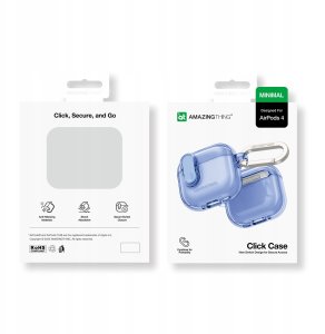 Etui AMAZINGTHING Minimal Case do AirPods 4 – ultramarynowe 5