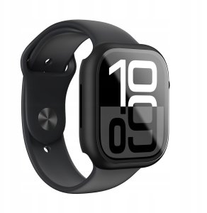 Etui ze szkłem hartowanym AMAZINGTHING Radix Glass do Apple Watch 46mm – czarne 6