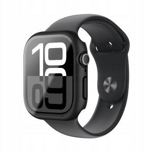 Etui ze szkłem hartowanym AMAZINGTHING Radix Glass do Apple Watch 46mm – czarne 8