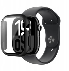 Etui ze szkłem hartowanym AMAZINGTHING Radix Glass do Apple Watch 46mm – czarne 9