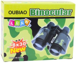 Lornetka Dla Dzieci Mała Poręczna Sznurek Kamuflaż Moro 8x30 4