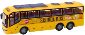 LeanToys Autobus Zdalnie Sterowany RC Szkolny 1:30 Światła Żółty 2