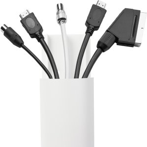 Aluminiowa listwa maskująca do kabli Maclean, 62x20x750mm, biała, MC-814 W 4