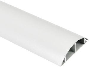 Aluminiowa listwa maskująca do kabli Maclean, 62x20x750mm, biała, MC-814 W 7