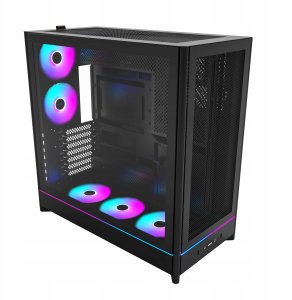 Obudowa Montech HS01 PRO obudowa PC Midi-Tower ATX aRGB szkło hartowane czarny 2