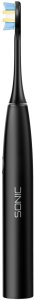 Soniczna szczoteczka do zębów TEESA SONIC 2 czarna , 5 trybów pracy, etui podróżne , USB typ C 3