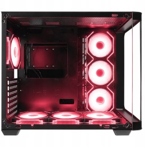 Obudowa Rampage Loopy akwarium 7x wentylator ARGB Infinity HUB czarna (LOOPY-BLACK) 6