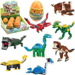 Klocki dinozaury w jajku +50el 1