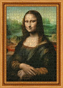 Trefl PuzzloRama Mona Lisa, Leonardo da Vinci 500 elementów (37541) 2