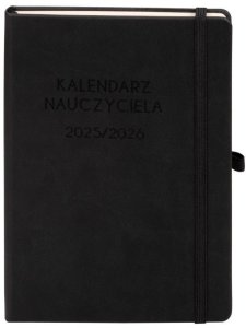 Kalendarz 2025/2026 A5 nauczyciela TDW czarny 1
