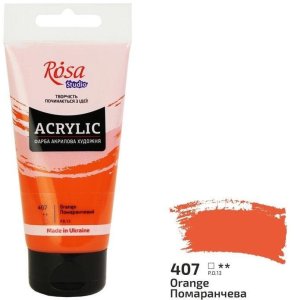Farba akrylowa orange 407 75ml 1