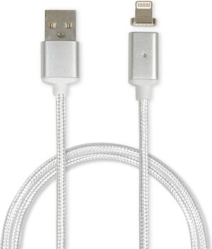Kabel USB iBOX USB-A - 1 m Srebrny (IKULM1) 1