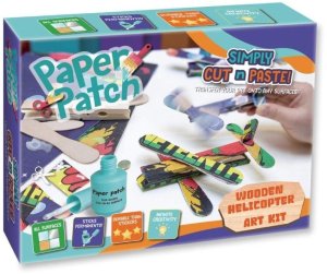 Zestaw decoupage Paper Patch - Helikopter drewnian 1